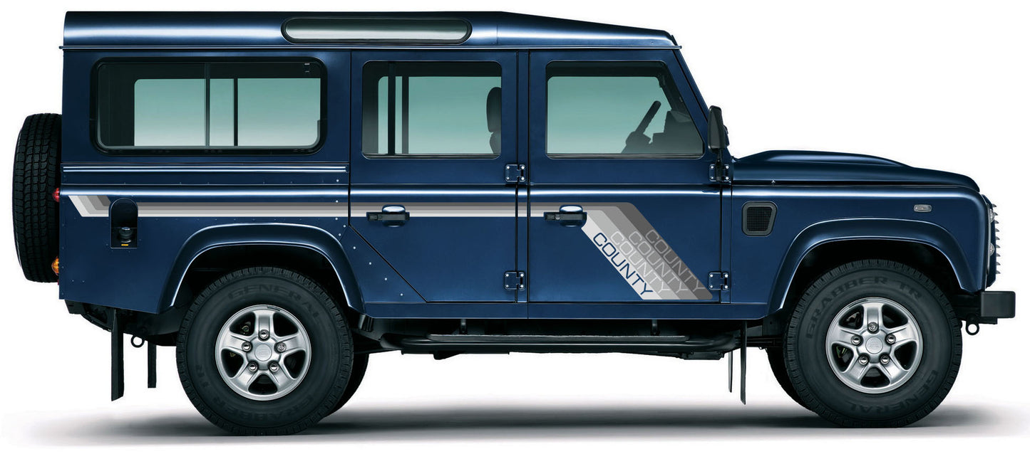 COUNTY BODY DECAL KIT : LAND ROVER DEFENDER 110 (1988-1990)