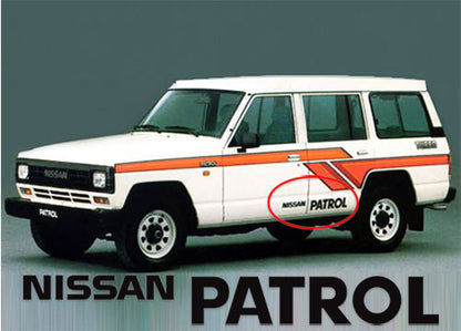 LIGHTNING RIDGE BODY DECAL KIT : 1980-1989 MQ/MK/160 NISSAN PATROL (WAGON)