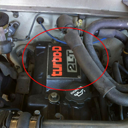 ENGINE NAMEPLATE : TURBO-D 2L-T