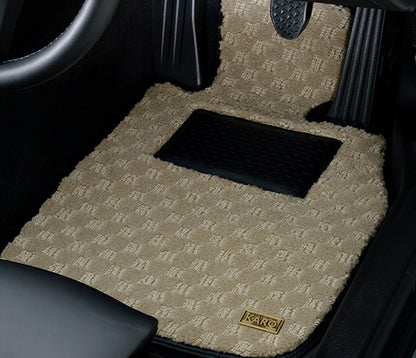 KARO PREMIUM QUEST FLOOR MAT SET (WARM BIEGE)