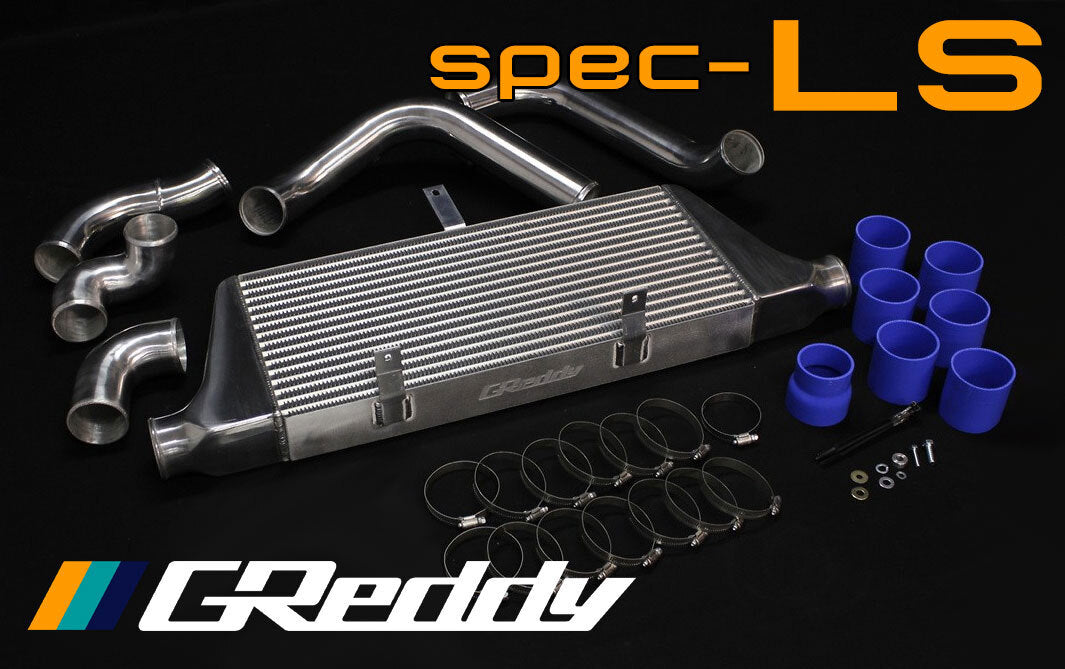 GREDDY SPEC-LS FRONT MOUNT INTERCOOLER KIT : MAZDA RX7 FD3S (FITS FACTORY AIR FUNNEL)