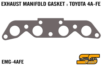 SUPER SEAL GRAPHITE LAMINATED EXHAUST MANIFOLD GASKET : TOYOTA 4A-FE