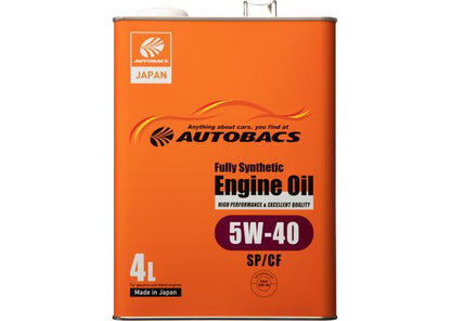 AUTOBACS 5W-40 FULL SYNTHETIC ENGINE OIL (SP/CF) (4-LITRE)