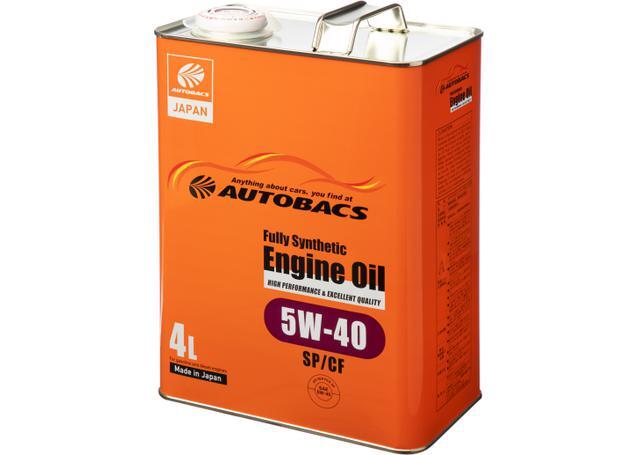 AUTOBACS 5W-40 FULL SYNTHETIC ENGINE OIL (SP/CF) (4-LITRE)