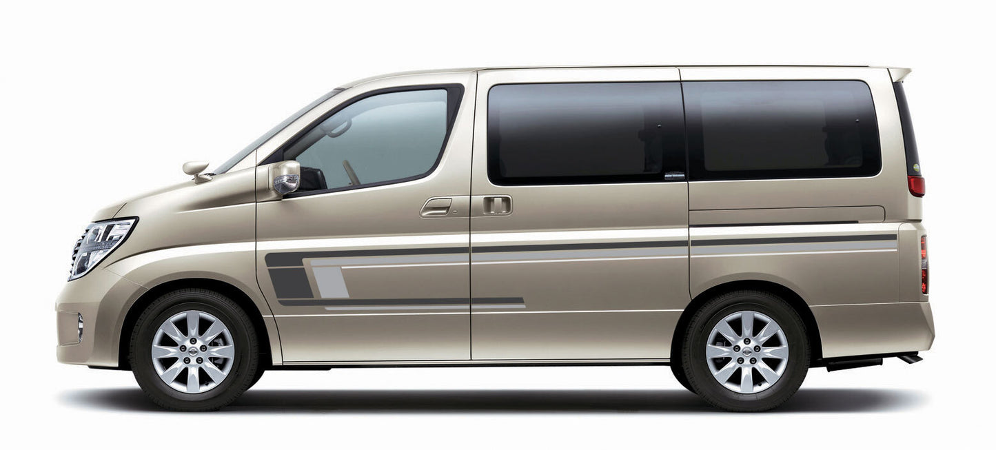 BONDI BODY DECAL KIT : NISSAN ELGRAND (E51)