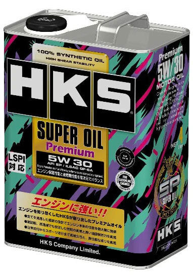 HKS Super Oil Premium Full Synthetic 5W-30 Engine Oil (API SP/ILSAC GF-6A) (4-LITRE)