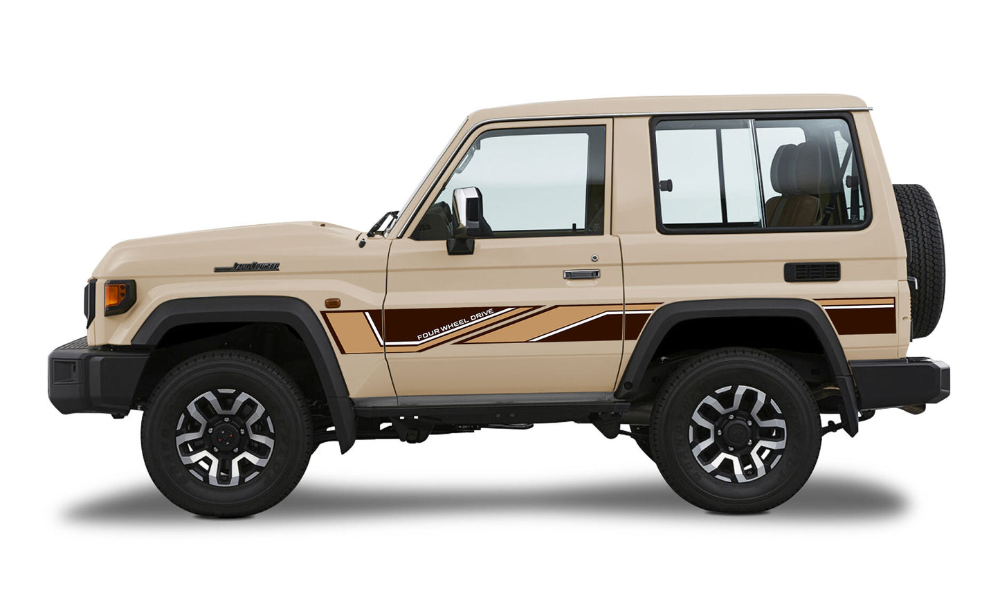 BAROSSA BODY DECAL  KIT : TOYOTA LANDCRUISER LC71 (2023+)