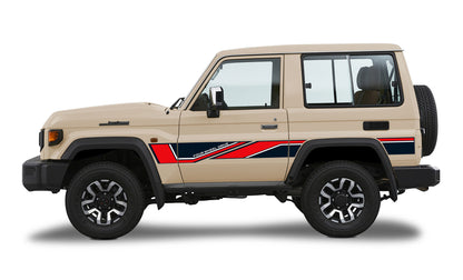 BAROSSA BODY DECAL  KIT : TOYOTA LANDCRUISER LC71 (2023+)