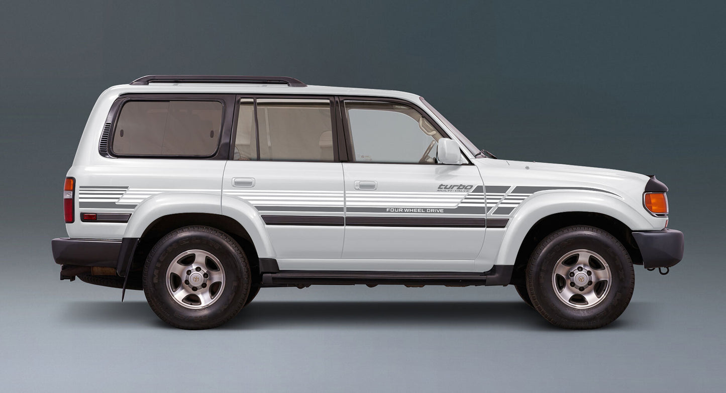 TOWNSVILLE BODY DECAL KIT : 80-SERIES LAND CRUISER (1994-1997)