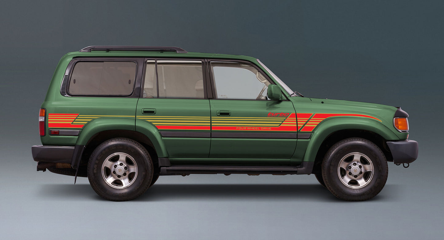 TOWNSVILLE BODY DECAL KIT : 80-SERIES LAND CRUISER (1994-1997)