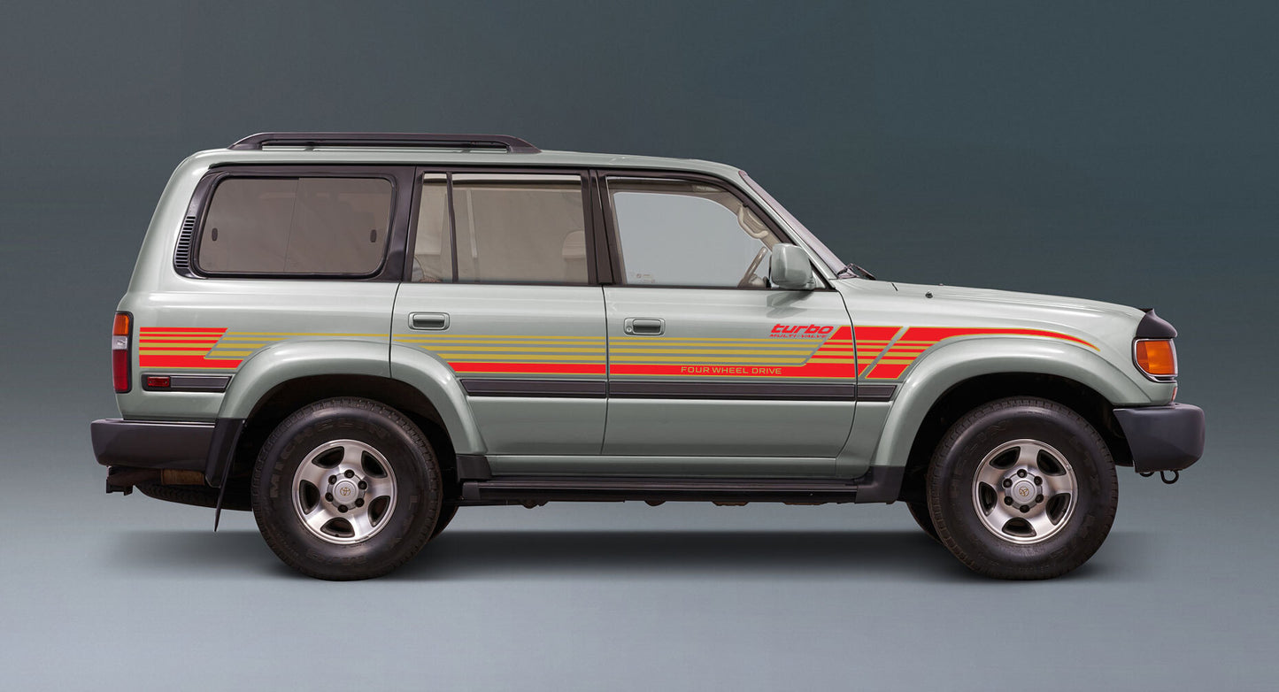 TOWNSVILLE BODY DECAL KIT : 80-SERIES LAND CRUISER (1994-1997)