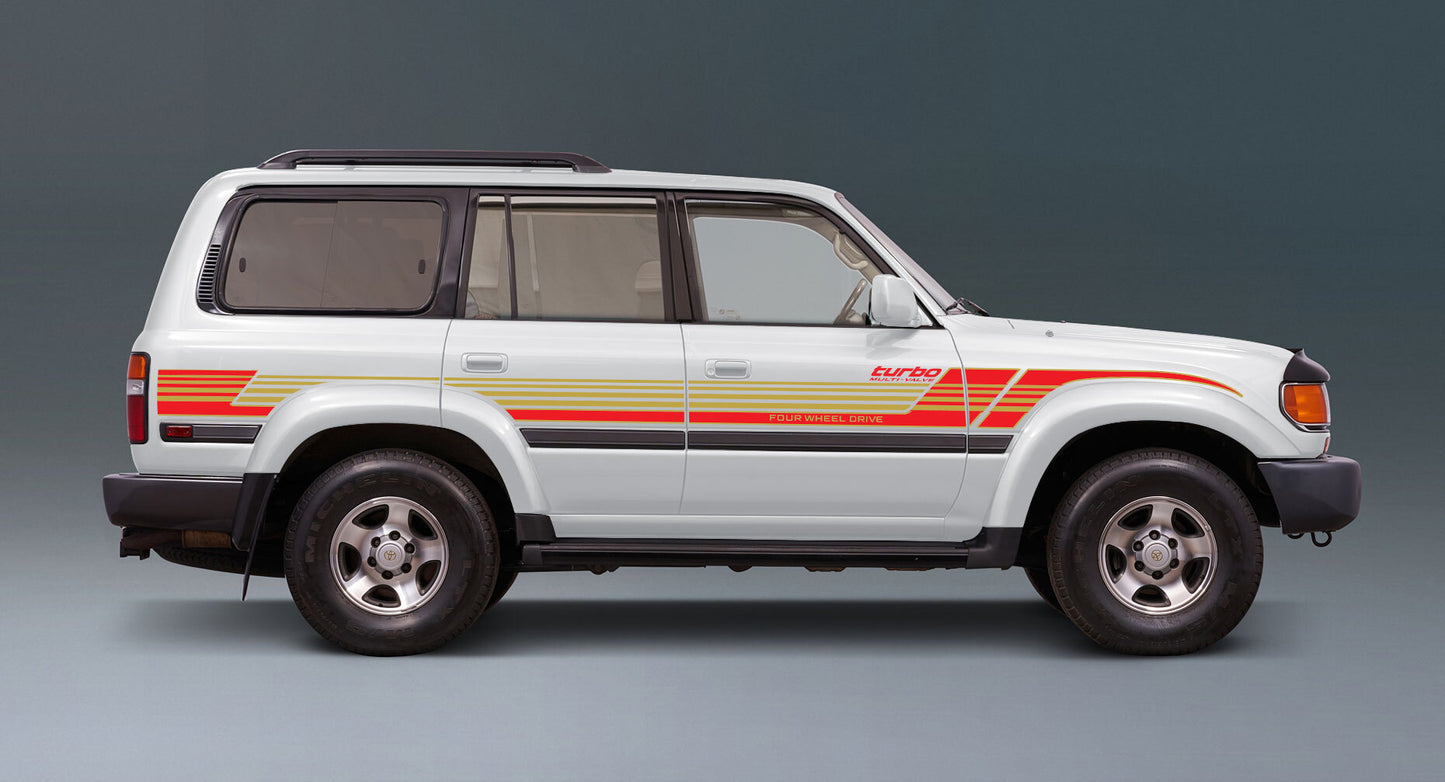 TOWNSVILLE BODY DECAL KIT : 80-SERIES LAND CRUISER (1994-1997)