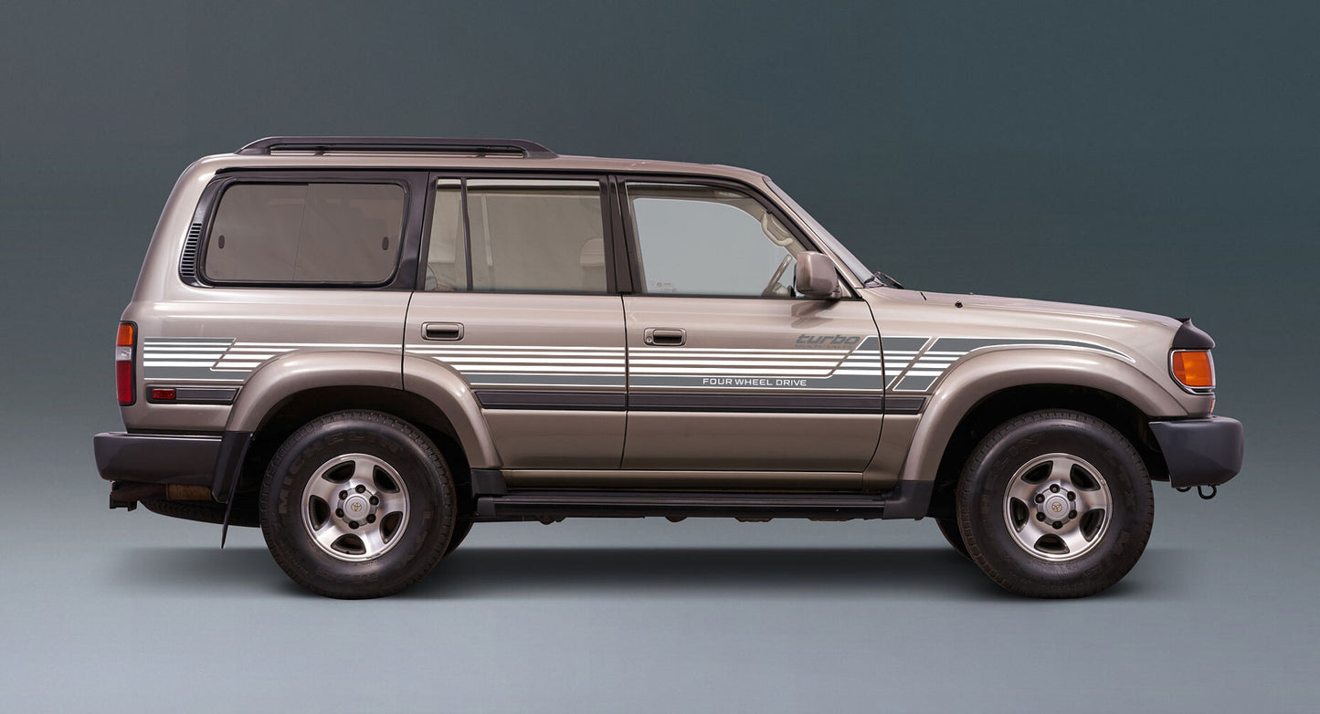 TOWNSVILLE BODY DECAL KIT : 80-SERIES LAND CRUISER (1994-1997)