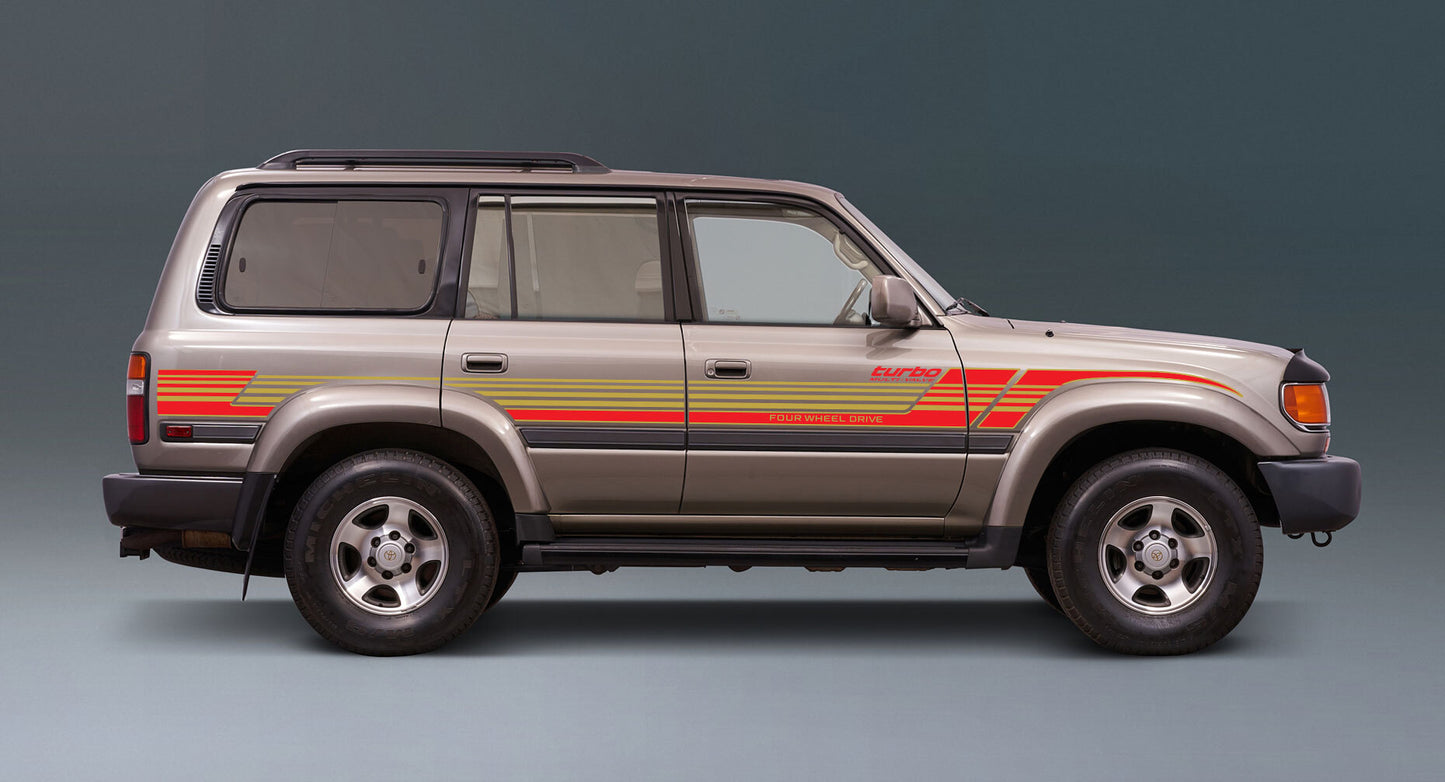 TOWNSVILLE BODY DECAL KIT : 80-SERIES LAND CRUISER (1994-1997)