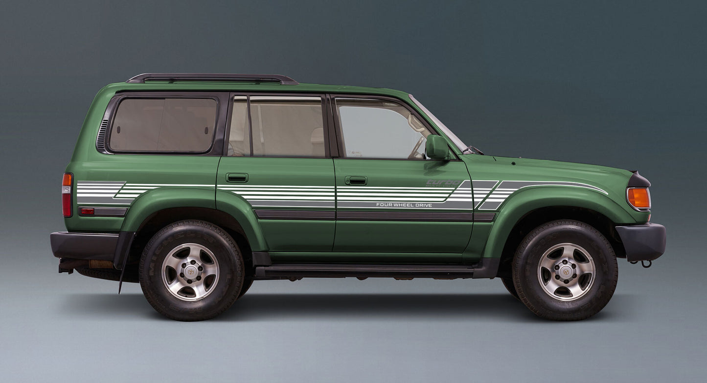 TOWNSVILLE BODY DECAL KIT : 80-SERIES LAND CRUISER (1994-1997)