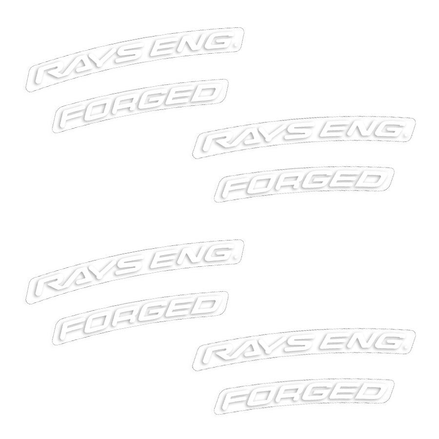 WHEEL RESTORATION DECAL SET : RAY'S ENG. FORGED